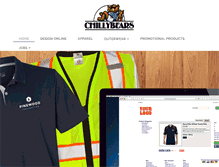 Tablet Screenshot of chillybears.com